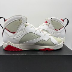 Jordan 7 Retro Hare White True Red Light Silver US Size 6.5Y Youth GS 304774-125