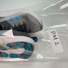 Under Armour Assert 10 Gray Blue Running Training Shoes 3026182107 Youth Size 6Y