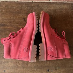 Timberland 50th Anniversary Premium 6″ Red Waterproof Boots Boys Girls Size 4
