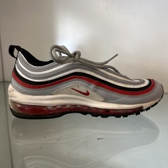Nike Air Max 97 ‚Wolf Grey Red‘ Wolf Grey/Unv Red/Black 921522 020 6.5Y