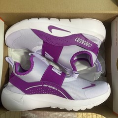 Nike Flex Runner 4 (PS) Slip-On Sneaker Violet Mist/Vivid Purple 2Y IF2894-500