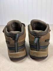 KEEN Targhee Mid Waterproof Dark Earth Hiking Boots Trail KIDS Sz 11 1026296