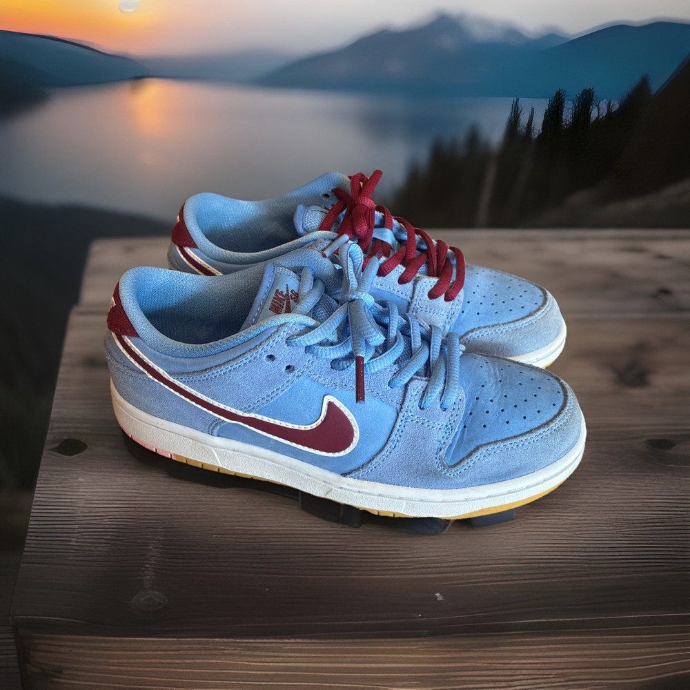 M279) Nike SB Dunk Low Pro Phillies PS Valor Blue DN3675-400 Youth Size 2.5Y