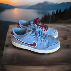 M279) Nike SB Dunk Low Pro Phillies PS Valor Blue DN3675-400 Youth Size 2.5Y