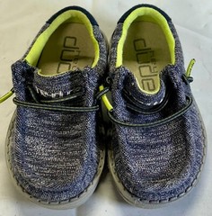Hey Dude Wally Toddler Shoes Stretch Navy Slip On Size K5