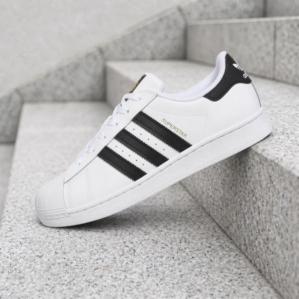 adidas Superstar Cloud White Core Black FU7714 PS New