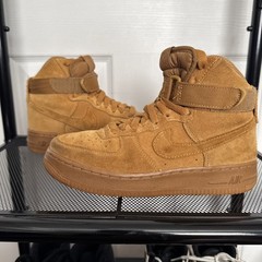 Nike Air Forces Ones Wheat Hightop Size Y4