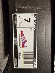adidas Run 70s 2.0 J Colorblock Low Top Sneakers Kids US 7 EU 40 Lace Up