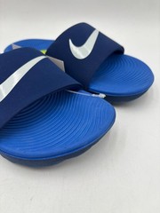 Nike KAWA SLIDE (GS/PS) VOID Unisex Kids‘ NEW Sandal Blue US Size 3 Y