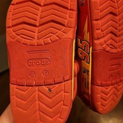 Lighting McQueen Crocs Kids Size 13c Disney Pixars Cars DO NOT LIGHT UP