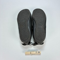 Wonder Nation Black Classic Casual Ballet Flats Slip On Dress Shoes Youth Size 1