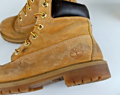 Timberland 6″ Junior Size 4.5M Premium Waterproof Nubuck Wheat Ankle Boots