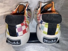 Mudd Rainbow Checker Pattern Sneakers Multicolored Size 7 Racing