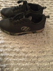 Heelys Pro Launch 2 Y Size 6 Black Camo Canvas Skate No Weeks