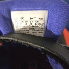 Nike Star Runner 3 SE (TDV) DJ4696-013 Black/Purple Hook & Loop US 6C
