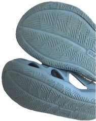 Crocs Iconic Comfort Gray Clog Strapped Sandal Kids Size C 10