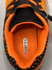 UBFEN Size EU36/US4 Orange Lightweight Breathable Athletic Sneakers P130