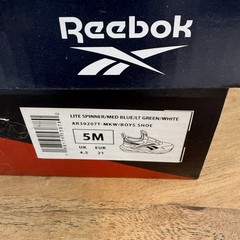 New Little Kids Reebok Lite Spinner Blue Comfort Casual Sneakers Size 5 C NIB