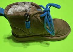 UGG Sesame Street Neumel II Kids Chukka Boots Cookie Monster Elmo Brown Size 11