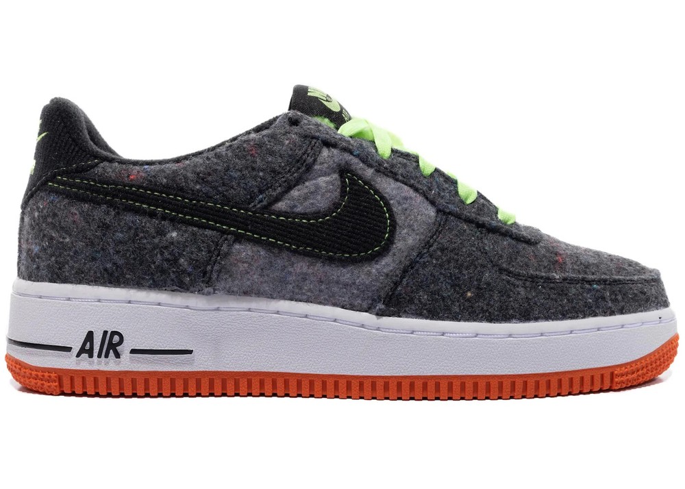 Nike Air Force 1 LV8 GS Halloween Black Ghost Green DZ5287-001 Kid’s Women’s