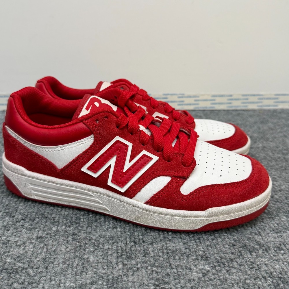 New Balance 480 Red White School Basketball Shoes GSB480WR Youth Size 4.5