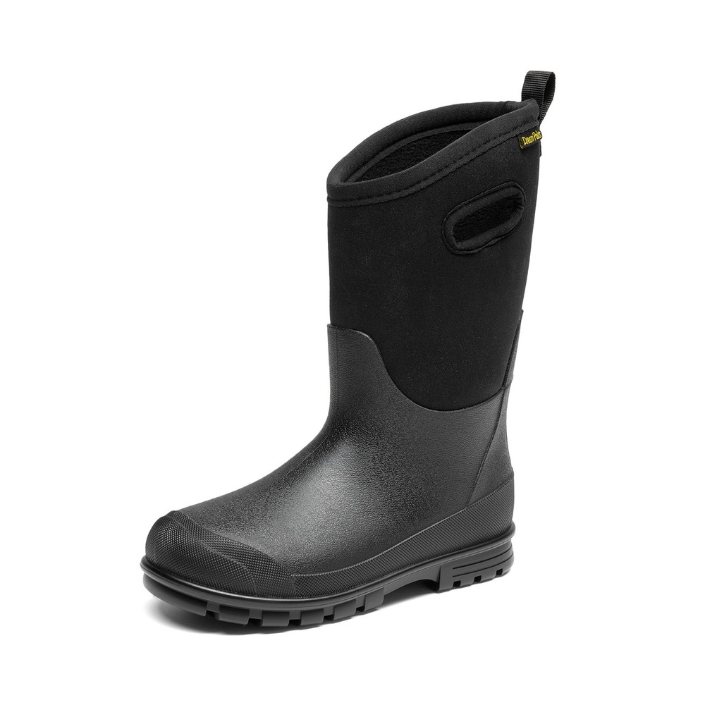 Boys Kids Insulated Winter Boots Waterproof Rain Snow Mud Boots for Outdoor Play