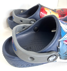 Crocs Marvel Avengers Child Size 13 C13 Shoes Sandals Clogs Boys Navy Blue