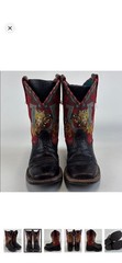 ARIAT Quincy Collection Limited Edition Bronco Billie Leather Boot Kids Size 10