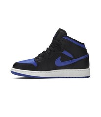 NEW Jordan 1 Mid Royal Hyper Blue Black Magic Orlando 554725-068 Size 7