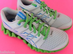 Reebok ZIG TECH SHARK Running Trainers Casual Shoes school gym YOUTHS size 1 NEW