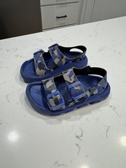 Birkenstock Toddler’s Boys Mogami Birko-Flor Sandal Camo Blue Size 9 /27