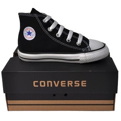 Converse EU 20 UK 4 Chucks Chuck Taylor All Star Kids Black Black Trainers