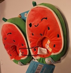 Squishmallow Kids Wanda the Watermelon Slippers Sz. 9-10. NEW