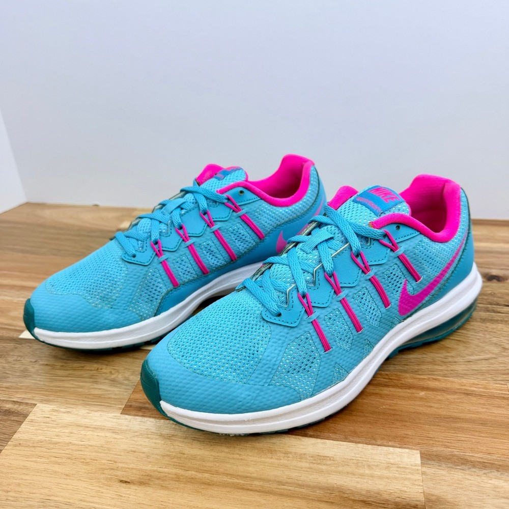 Nike Air Max Dynasty Gamma Blue Pink Blast Kids Running Shoes 820270-401 6.5Y