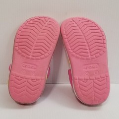 Crocs Toddlers Kids Fun Lab Mickey Lights Clogs Pink Sz 9 C Sandals With Charm