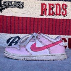 Size 12c – Nike Dunk Low Triple Pink Preschool Girls DH9756-600