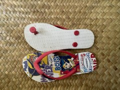 Havaianas Genuine Flip-Flops Comic Strip Boys Girls Unisex Kids Child 2 Years