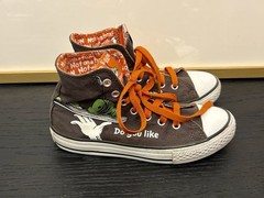 Converse Dr. Seuss green eggs & ham HTF EUC size 2 big kids