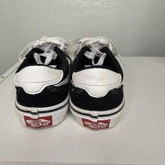 Vans Old Skool Classic Canvas Skate Sneakers Low Top Black Kids Size 11