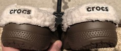 New crocs MAMMOTH Warm Clogs Shoes Chocolate/oat Kid’s C10-C11-winter Lining