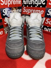 Jordan 5 Retro Wolf Grey (2011) (GS) 440888-005 size 5.5y