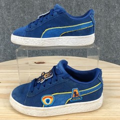Puma Suede Toddler 11.5C Blue Paw Patrol Chase Lace Up Sneaker Casual Shoes