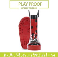 Western Chief Rain Boots with Pull on Handles for Toddlers and Kids – Premium
