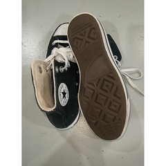 Converse Chuck Taylor All Star Platform High Top Kids Black White Sneakers