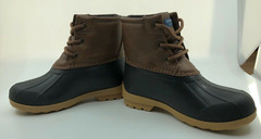 Sperry Top Sider Youth Size 12 M Port Rain Boot Tan/Brown 261491 NEW
