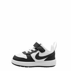 Nike Kids Court Borough Sneaker, White/Black, 10 US Unisex Toddler