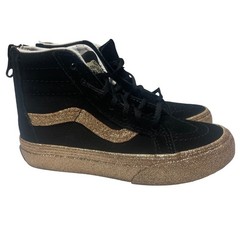 VANS SK8-Hi Zip Party Glitter Toddler Girls 11
