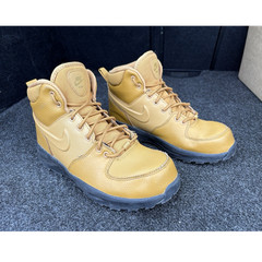 Nike Manoa Leather Boots Wheat Tan BQ5372-700 Youth Size 7Y Hiking Workboot