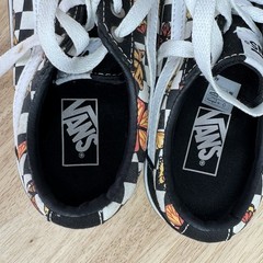Vans Ward Checkerboard Butterfly Canvas Low Top Lace Up Sneakers Big Kids 3