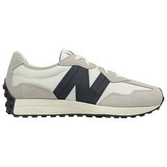 New Balance 327 Black Silver Birch White GS327FE GS Size 4Y-7Y Womens New Casual